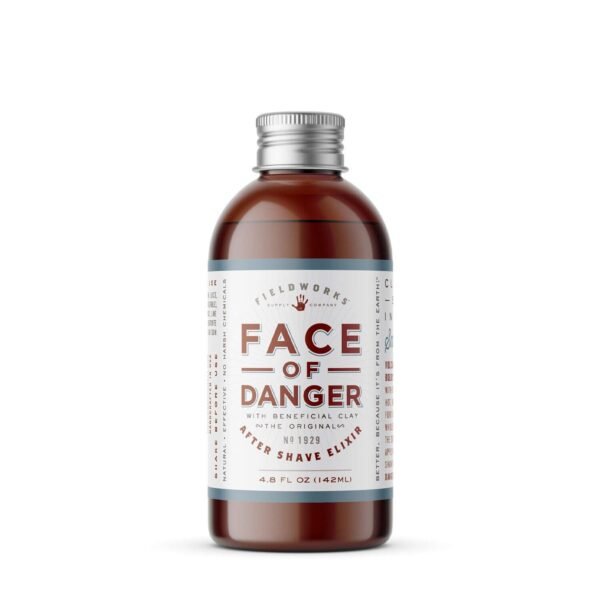 Face Of Danger Organic After Shave Lotion, Natural Aftershave Moisturizer Balm - Soothes Razor Burn and Skin Irritation, Made with Aloe, Bentonite Clay, and Calendula, 4.8 Fl Oz. - Image 2