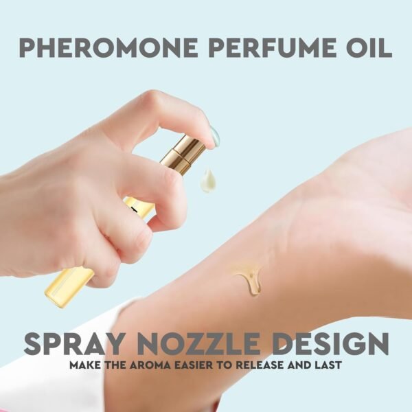 Enhanced Scents Pheromones Perfumes for Women&Men,No. 96, Sweet,Floral Fragrance, Blackcurrant,Iris,Praline Notes,Long Lasting Perfume Oil, 0.6oz. Alloura Pheromone Perfume (LA VIE EN BELL) - Image 6