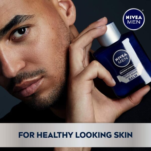 Nivea Men Maximum Hydration Moisturizing Post Shave Balm - No Greasy Feel - 3.3 fl. oz Bottle - Image 4