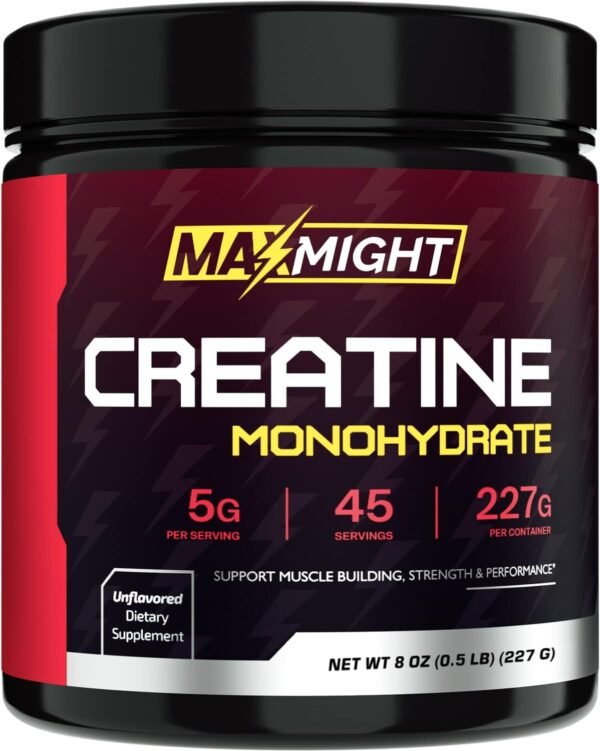 Creatine Monohydrate Powder, Micronized, 5g Per Serving, Unflavored & Highly Soluble, No Filler, Build Muscle & Enhance Performance for Men & Women, 45 Servings - Image 2