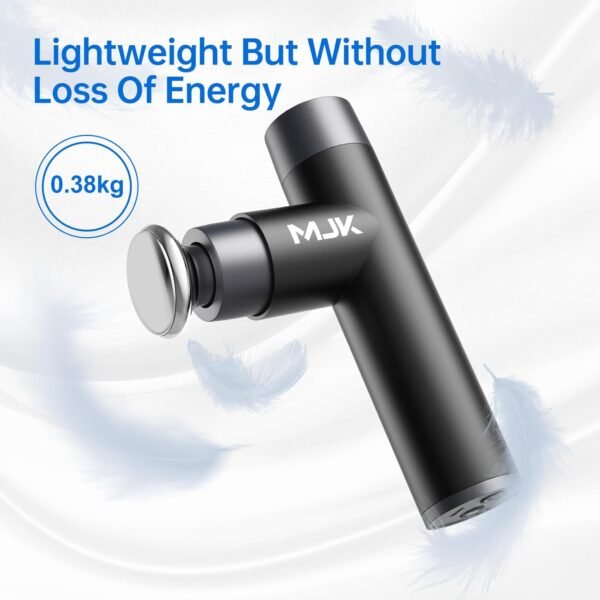 Mini Massage Gun, Percussion Deep Tissues Muscle with Heat, Portable Full-Metal Massage Gun with 3 Interchangeable Heads | 4 Speeds | Compact Sports Massager Helps Relieve Sore Muscles and Stiffness - Image 8