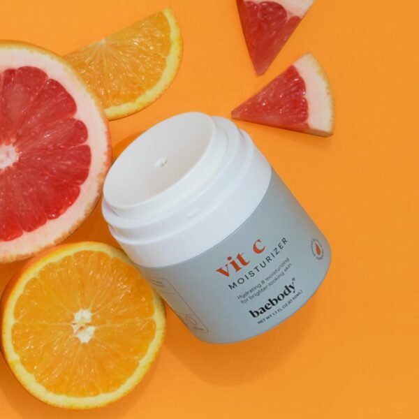 Baebody Made in USA Vitamin C Face Moisturizer - Brightening Vitamin C Cream Moisturizer with Jojoba Oil - Anti Aging and Hydrating (1.7 fl oz/50 ml) - Image 9