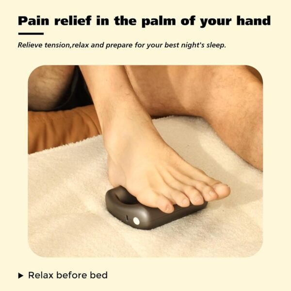 Muscle Blaster Cordless Percussion Massage Gun, Handheld Stimulation, Vibration and Deep Tissue Muscle Massager, Ultra Quiet with Body Strap (Black) - Image 6