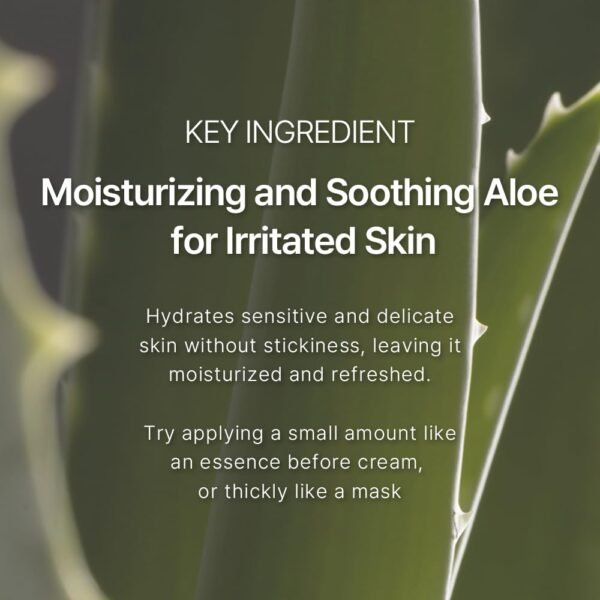Rejuvenation Pflege Gel, Moisturizing Smoothing Cooling Gel Essence, Soothing Refreshing Non-Sticky Gel, Soothing and Hydrating Aloe Vera for Dry & Sensitive Skin - Image 8