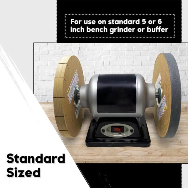 Razor Sharp Edgemaking System 8 Inch Deluxe Blade Sharpening Kit | For 6 Inch Bench Grinder | Made in the USA - Image 7