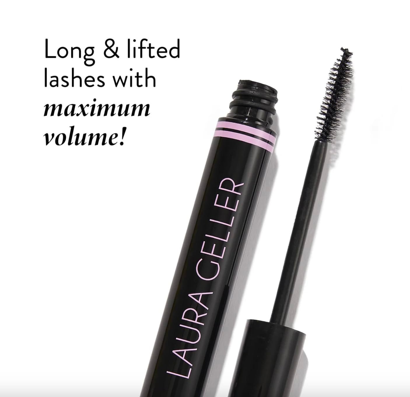 Glam Lash Volumizing Mascara, Black .32 fl oz - Image 3