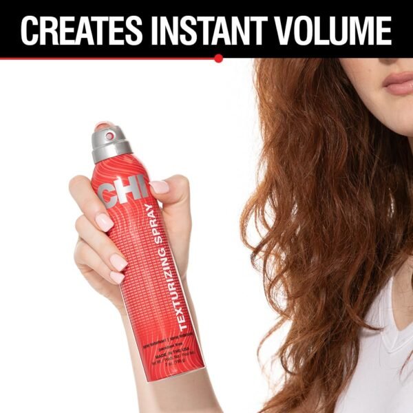 CHI Texturizing Hairspray, Volumizing Hairspray For Adding Buildable Texture & Body, Flexible Hold, Sulfate, Paraben, & Cruelty-Free, 7 Oz - Image 4