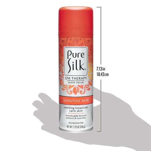 Pure Silk Sensitive Skin Spa Therapy Shave Cream for Women, 7.25 Oz - Image 5