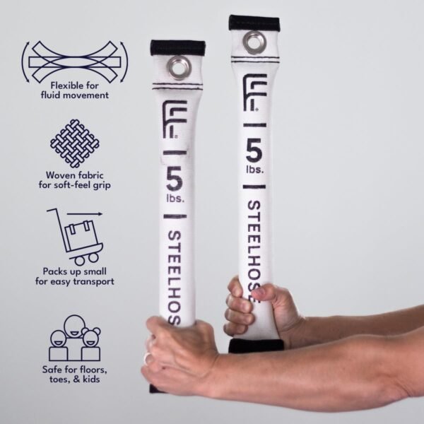 FitFighter Steelhose | Flexible Free Weight | 5-in-1 Dumbbell, Kettlebell, Sandbag, Medicine Ball, & Sledge | Indoor/Outdoor Home Gym Weights | Easy-to-Grip Weight For Full Body Workout | Available in 5, 10, 15, 20, 25, 30, 35, 40, 45, 50 lbs - Image 10