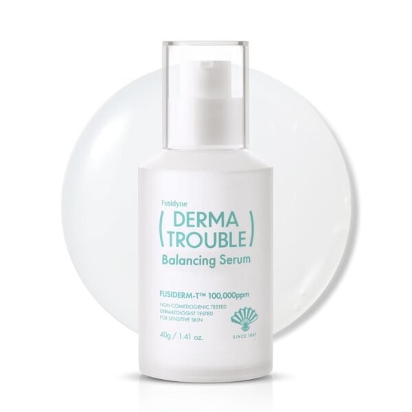 Derma Trouble Balancing Serum (1.41oz) Valentines Day Gifts Soothe Troubled Skin for a Balanced, Healthy Complexion. Gentle Serum for Comedonal Acne Korean Skin Care with Fusiderm-T 100000ppm - Image 2