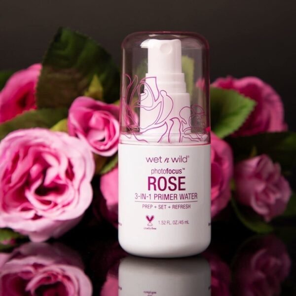 wet n wild Photo Focus Primer Water, Rose Addiction, 1.52 Ounces - Image 3