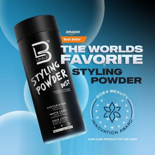 L3 Level 3 Styling Powder - Natural Look Mens Powder - Easy to Apply with No Oil or Greasy Residue - Image 6