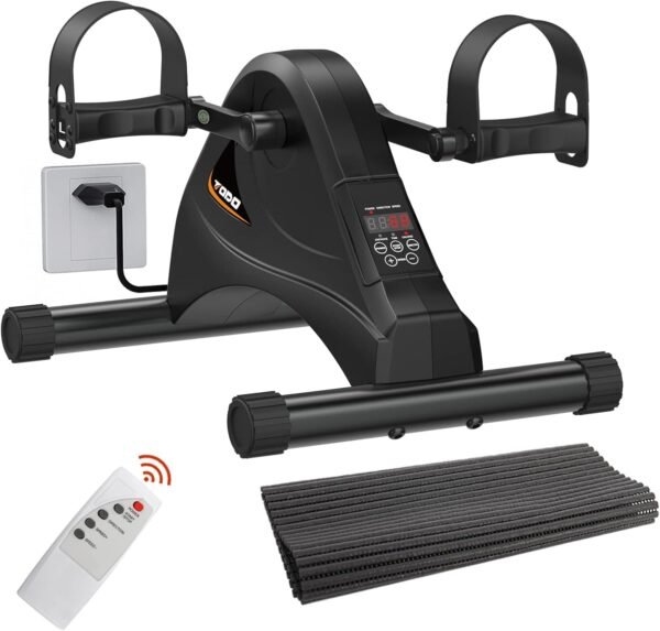 TODO Motorized Pedal Exerciser Mini Exercise Bikes, Under Desk Bike Peddler Exerciser for Seniors Rehab and Arm Leg Physical Therapy - Image 2