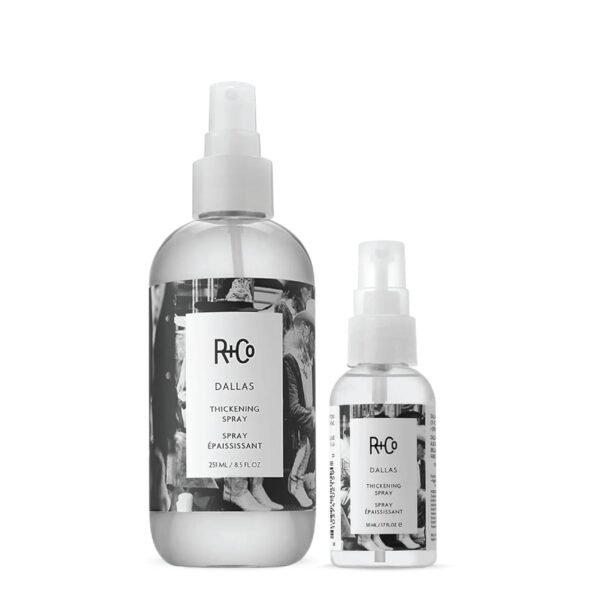 R+Co Dallas Hair Thickening Spray | Volumizing & Texturizing Spray for All Lengths | Adds Volume, Body & Shine | Perfect for Blowouts, Curling Irons & Roller Sets - Image 2