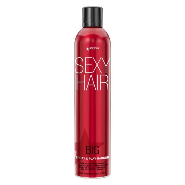 SexyHair Big Spray & Play Harder Firm Volumizing Hairspray | All Day Hold and Shine | Up to 72 Hour Humidity Resistance - Image 2