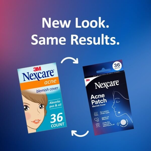 Nexcare Acne Cover, Skin Cover Absorbs Pus and Oil From Clogged Pores, Suitable Skincare for Most Skin Types - 36 Acne Covers - Image 9