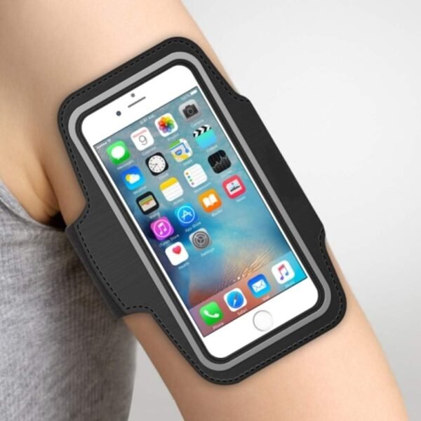 Running Armband for Galaxy A23 5G/A14 5G/A13 5G/A03s - Sports Gym Workout Case Cover Band Arm Strap Reflective L1A Compatible with Samsung Galaxy A23 5G/A14 5G/A13 5G/A03s - Image 4
