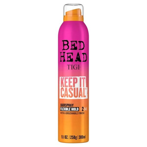 Bed Head by TIGI Frizz Control Flexible Hold Hairspray for Long Lasting and Flexible Hold, Keep It Casual Brushable Hair Spray, 9.1 Oz - Image 2