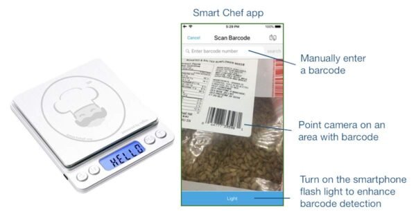 Reflex 500g / 0.01g Digital Pocket Wireless Smart Food Kitchen Scale Grams and Ounces USB Rechargeable, Portable, Accurate, Metal Stainless Steel Surface, Keto Calculator, Baking, Counter, Reloading - Image 6