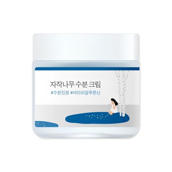 ROUND LAB Birch Juice Moisturizing Cream 2.7 Fl Oz, 48-Hour Deep Hydrating Face Moisturizer with Birch Sap & Vita Hyaluronic Acid for Acne-Prone Skin, Reduces Sebum, Oil, Blackheads, Korean Skin Care - Image 2