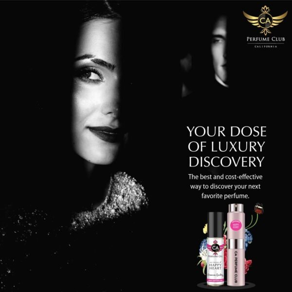 CA Perfume Duo Impression of Jo Iris & White Musk Intense For Women Eau de Parfum Refillable Atomizer Sprayer + Fragrance Body Oil Long Lasting Sample Travel Size Roll-On 0.27 Fl Oz+0.33 Fl Oz - Image 9