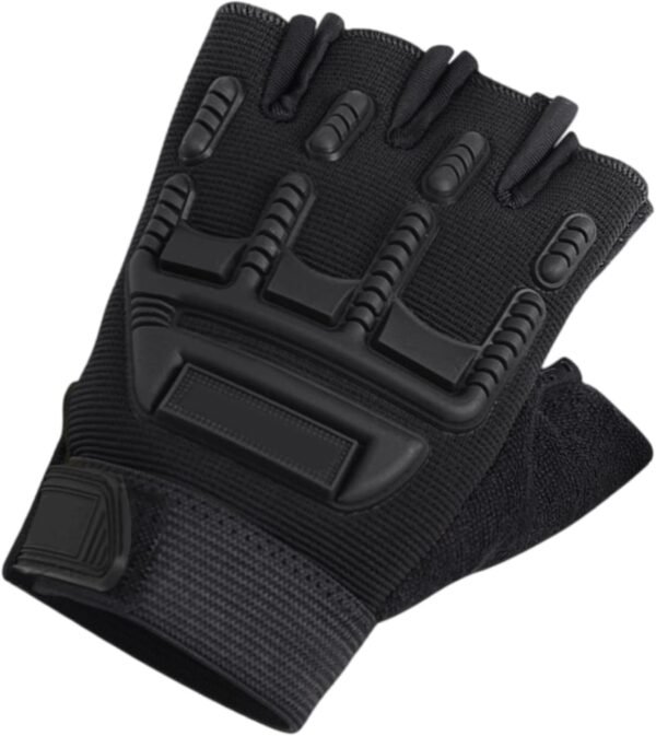 Kids Half Finger Sports Gloves with Grip - Non-Slip Gel Monkey Bar Glove, Protective Dirt Bike, Cycling, Fishing, Climbing, Gymnastics Glove for Boys Girls - Image 2