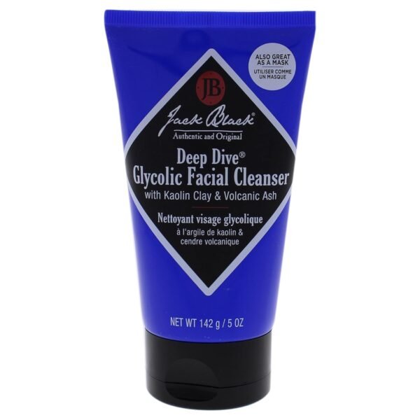 Jack Black - Deep Dive Glycolic Facial Cleanser, Clay-Based Cleanser, PureScience Formula, Facial Cleanser and Mask, Recommended for Normal, Dry, or Oily Skin, Glycolic Acid - Image 2