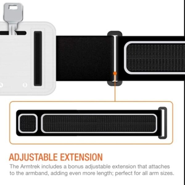 Running Armband for Galaxy A23 5G/A14 5G/A13 5G/A03s - Sports Gym Workout Case Cover Band Arm Strap Reflective L1A Compatible with Samsung Galaxy A23 5G/A14 5G/A13 5G/A03s - Image 3
