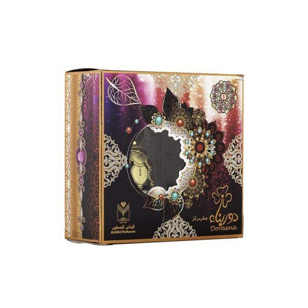 Almas Perfumes Doraena Unisex Concentrated Perfume body Oil - 0.85 Fl Oz (25 ml) Long Lasting, Pure Essential Oil - The Luxurious Scent of Arabia زيت مركز عطر دوريناء - Image 3