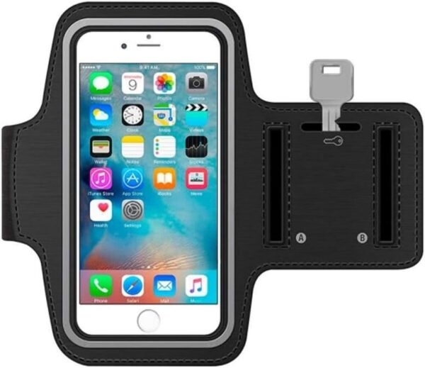 Running Armband for Galaxy A23 5G/A14 5G/A13 5G/A03s - Sports Gym Workout Case Cover Band Arm Strap Reflective L1A Compatible with Samsung Galaxy A23 5G/A14 5G/A13 5G/A03s - Image 2