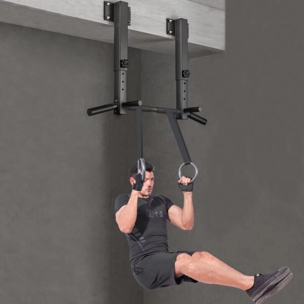 Wall Joist Mount Pull Up Bar, Beam Mounted Chin Up Bar for Home Gym - Image 3