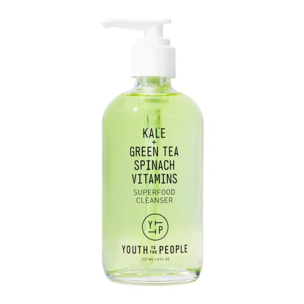 Youth To The People Superfood Facial Cleanser, Kale and Green Tea Spinach Face Wash, Gentle Makeup Remover + Pore Minimizer for All Skin Types, Vegan, Refillable Skincare - Image 2