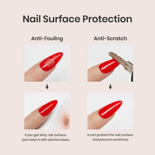 Beetles 2 Pcs 15ml No Wipe Gel Top Coat and Base Coat Set - Shine Finish and Long Lasting, Soak Off LED Nail Lamp Gel Base Top Coat Finish Nail Art Design Manicure Valentine’s Day Gifts for Women - Image 6