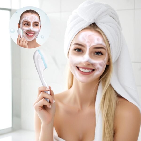 3Pack Face Scrub Brush Soft Bristles Silicone Facial Cleansing Brush Manual Handheld Exfoliating Face Brush Waterproof Face Scrubbers for Women and Men Deep Cleaning Skin Care - Image 8