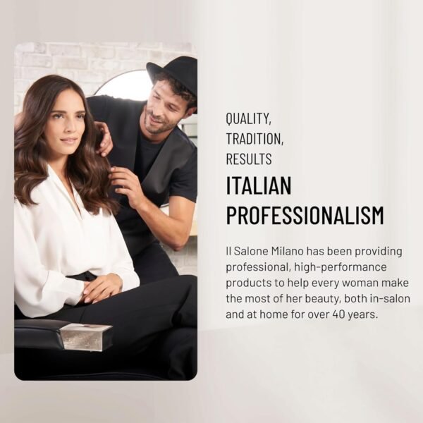 Il Salone Milano Professional Keratin Conditioner - Detangling Conditioner + Damaged Hair Treatment - Provides Frizz Control & Hair Reconstruction (16.9 oz / 500 ml) - Image 12