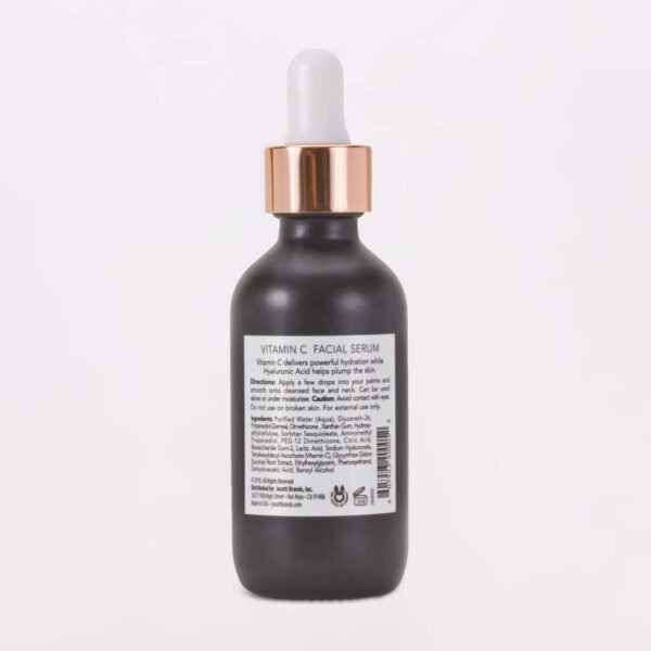 Pearlessence Brightening Facial Serum with Vitamin C & Hyaluronic Acid - Powerful Hydration to Help Plump & Brighten Skin | USA Made (2 Fl Oz (Pack of 1)) - Image 3