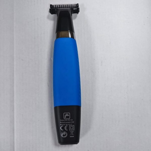 KEMEI Electric Razor, Beard Trimmer Men, Waterproof Beard Grooming,Cordless USB Rechargeable Body Groomer and Hair Remover for Eyebrow, Beard Facial& Body Hair for Men and Women,Blue - Image 9