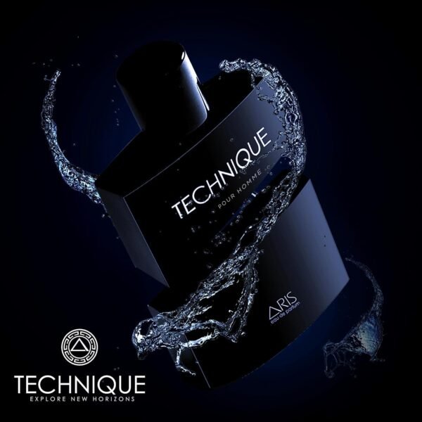 ARIS Technique Eau de Parfum Spray - Long-Lasting Sandalwood Fragrance, Powerful & Fresh Woody Perfume for Men - Perfect Ideal Gift for Him - Eau de Parfum Men - Masculine Cologne - 100ml - Image 4