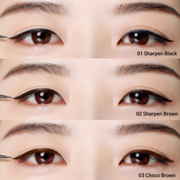 BBIA Last Pen Eyeliner - Waterproof Liquid Pen Eye Liner Long-Lasing Quick Dry Multi-Proof Easy Drawing Ink Tank Type with Precise & Flexible Fine Brush No-Skip Korean Eye Makeup (01 SHARPEN BLACK) - Image 3