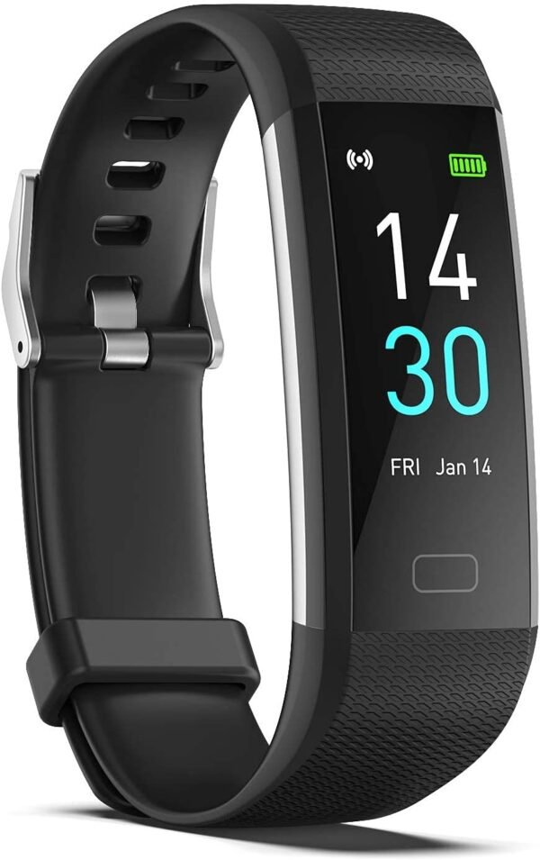 ENGERWALL Fitness Tracker with Step Counter/Calories/Stopwatch, Activity Tracker with Heart Rate Monitor, IP68, Health Tracker with Sleep Tracker, Smartwatch, Pedometer Watch for Women Men Kids - Image 2