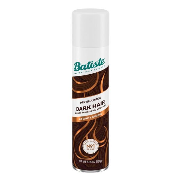 Batiste Dry Shampoo for Dark Hair, Refresh Hair and Absorb Oil Between Washes, Waterless Shampoo for Added Hair Texture and Body, 6.35 OZ Dry Shampoo Bottle - Image 2