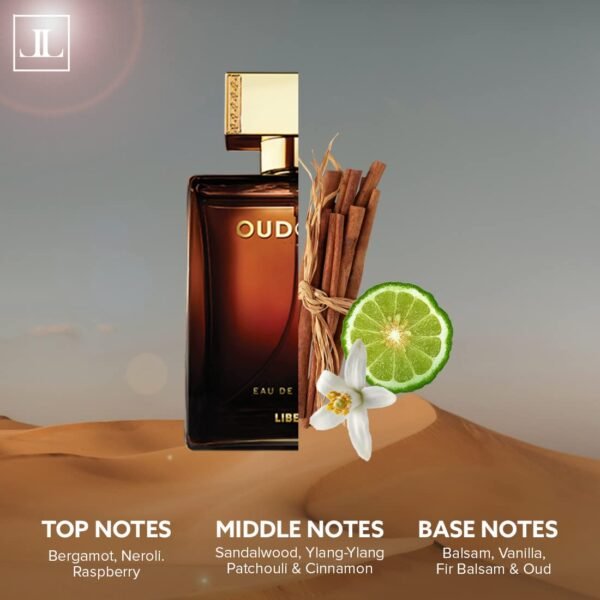 Liberty Luxury Perfume Gift Set - Flirt and OudGold for Men and Women (100ml/3.4Oz each), Eau De Parfum (EDP) Spray, Designed in France, Long Lasting Smell - Image 7