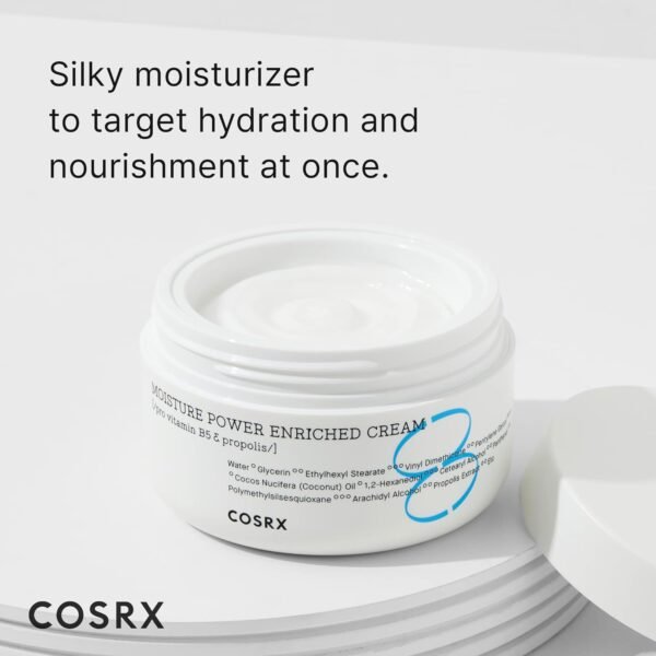 COSRX Hyaluronic Acid Moisturizer for Day & Night with Pro Vitamin B5 (D Panthenol) 50ml/1.69 fl.oz | Propolis Extract, Ceramide, Long Lasting Hydration for Dry, Sensitive Skin, Korean Skin Care - Image 3
