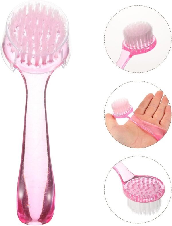 Artibetter 4PCS Face Cleaning Brush with Cap Pore Scrub Facial Exfoliator Cleaner - Image 10