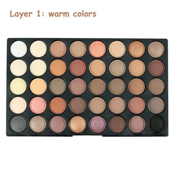 VERONNI 120 Vivid Colors Mini Eyeshadow Palette Matte and Shimmer - Professional 3 Layers Bright and Warm Colorful Eye Shadow Palette Makeup Set (120 colors) - Image 6