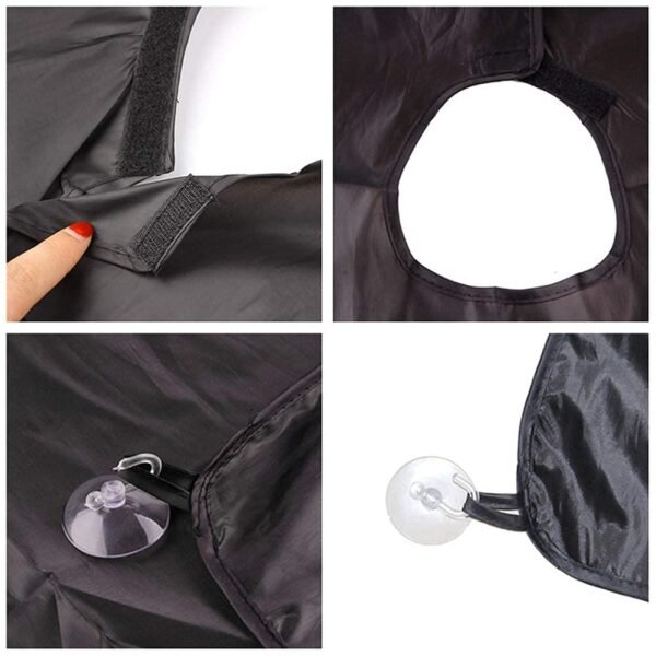 Beard Bib Apron, Mens Beard Hair Catcher for Shaving and Trimming, Non-Stick Beard Shave Cape, Grooming Accessories Tools & Gifts for Husband or Dad - Image 7