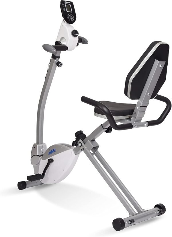 Stamina Recumbent Exercise Bike with Arm Workout - Fitness Bike with Smart Workout App - Recumbent Exercise Bike for Home Workout - Up to 250 lbs Weight Capacity - Image 2