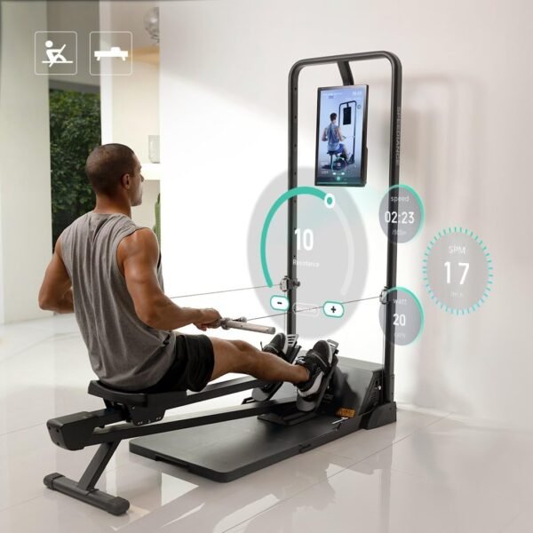 Rowing Bench, Rower Attachment for Gym Monster, Rowing Machine for Home Work Out, Adjustable Resistance Levels, Rowing Machine for Home Gym - Image 3