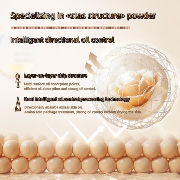 ZEESEA Pressed Powder Long Lasting Oil Control Facial Finishing Brighten Setting Powder Multi-use Foundation(#03 Translucent) - Image 5