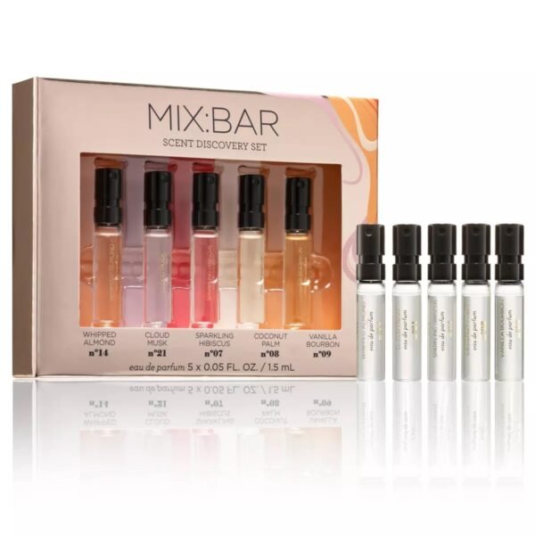 MIXBAR Mix Bar Perfume Sampler Scent Discovery Set, 0.05 Fl Oz (Pack of 5) - Image 3